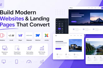 design mobirise ucraft wegic webnode webflow joomla  website landing page