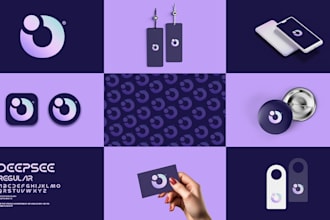 design a simple modern app, icon or brand logo