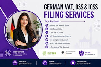 handle german vat oss and ioss filing, returns, and tax compliance
