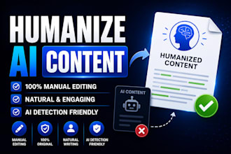 manually humanize ai generated content naturally