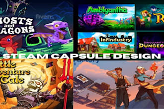 do steam capsule cover art steam game art steam 2d game cover art