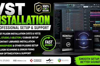 set up vst plugins for fl studio ableton and cubase