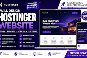 hostinger website design hostinger redesign hostinger horizon ai website hosting