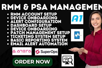 setup IT msp rmm superops n able monitoring automation atera action1 pulseway