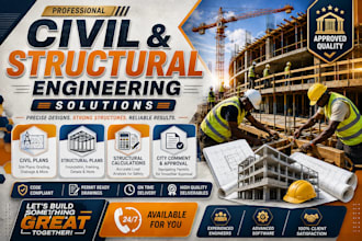 be your civil and structural engineer for structural design