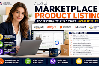 do amazon allegro zalando cdiscount mercado product listing libre marketplace