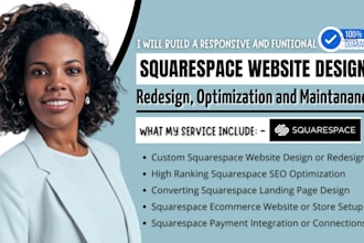 custom squarespace website design squarespace development squarespace redesign