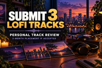 review and consider 3 lofi tracks for my curated playlists