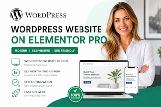 do wordpress website on elementor and elementor pro