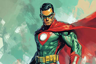 do superhero character for comics