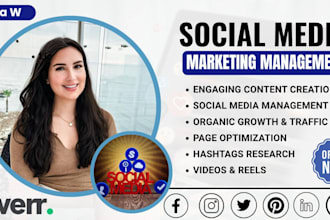 be your professional social media marketing manager and content creator