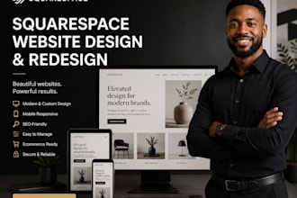 develop and design a squarespace website