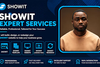 do showit redesign showit template website landing page
