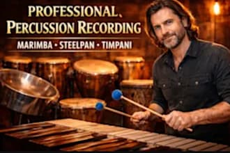 record tabla udu drum and talking drum for your track