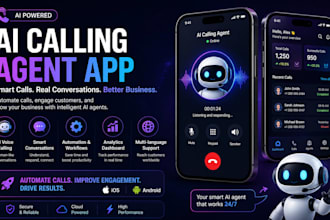 develop ai calling agent app and smart ai agent app