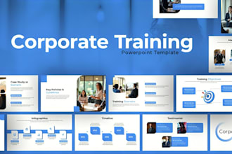 design leadership coach corporate training seminar powerpoint slides