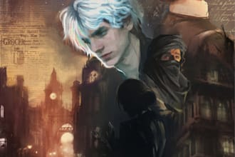 draw a digital illustration for your book, game, or comic