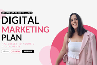 create a digital marketing plan and guide you through it