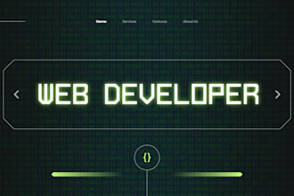 build a full stack web application for your business