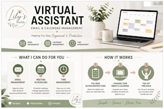 be your virtual assistant for email management,  scheduling meeting