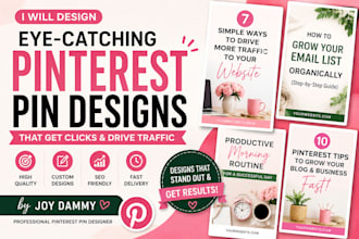 design pinterest pin designs for traffic and engagement