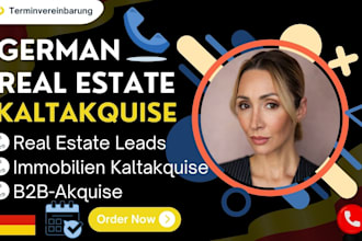 do german real estate cold calling and appointment setting