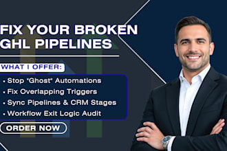 fix broken ghl lead pipelines ghl automations ghl medspa ghl funnel for coaching