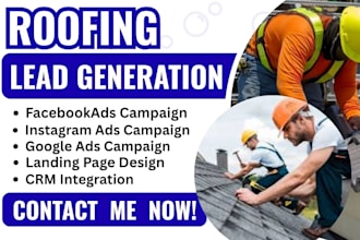 roofing lead generation, roofing facebook ads, roofing google ads, video ads