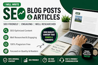 write SEO friendly blog posts and articles in english and hindi
