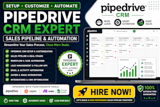 setup, customize and automate your pipedrive crm for sales automation and growth
