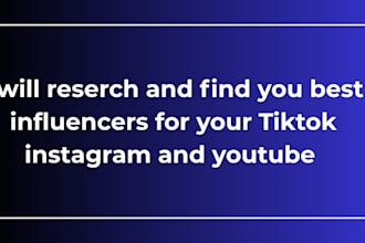 do influencer marketing and find instagram tiktok influencer