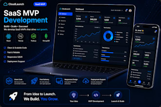 build your saas mvp bubble app and ai dashboard