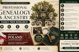 do professional genealogy and family tree research