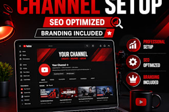create and setup a professional youtube channel