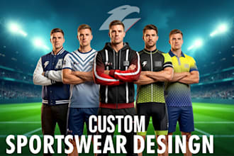 design custom sportswear and clothing apparel