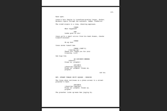 write a script for your short film or web series