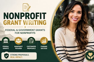 customized nonprofit grant writing, federal  government grants for nonprofits