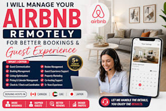 manage your uae japan canada airbnb for bookings and promotion