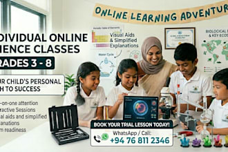 provide one on one attention your child needs to excel in science