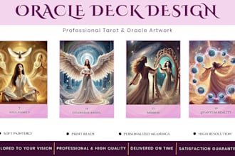 design professional oracle cards for your spiritual business