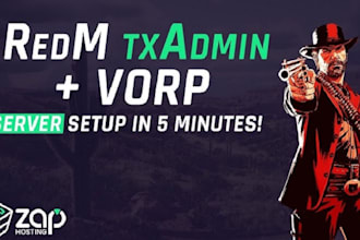 be your fivem server developer, redm server developer, redm vorp server
