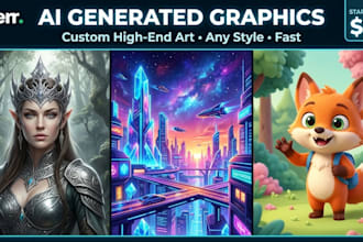 create stunning ai generated graphics and concept art
