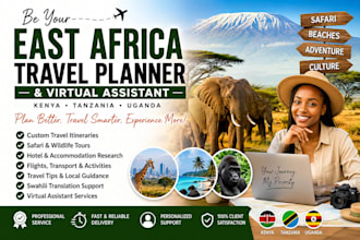 be your east africa travel planner and virtual assistant