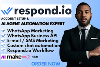 respond io customer support ai agent respond io workflow respond io whatsapp api