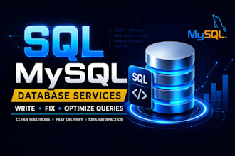 solve sql queries, mysql problems and database tasks