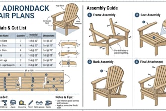 do detailed DIY woodworking plans for any project, furniture, furniture plans