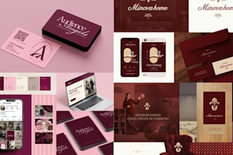design visual corporate identity product catalog trifold brochure brandstyle kit