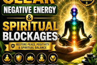 help remove spiritual blockages and negative energy