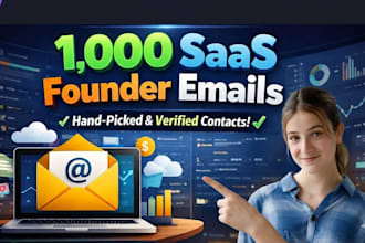 build targeted saas founder email lists for cold outreach