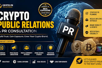 provide crypto public relationship and PR consultation